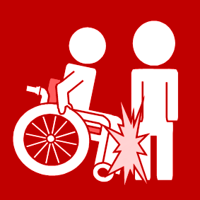 wheelchair collision